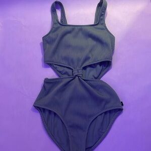 Green one piece bathing suit (Abercrombie kids)